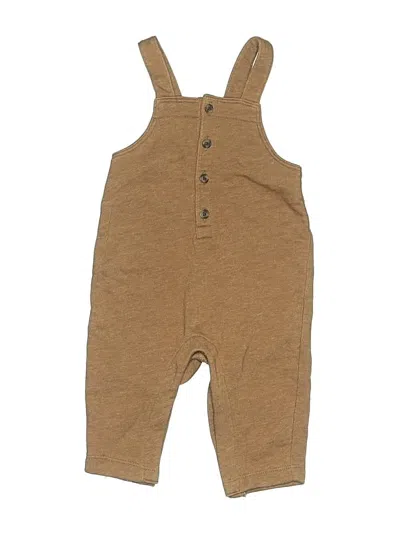 Pre-owned Old Navy Babies' Short Sleeve Onesie In Brown
