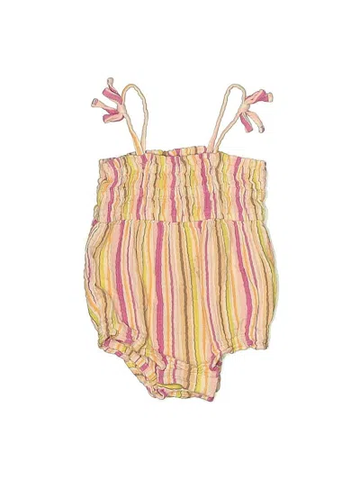 Pre-owned Old Navy Kids' Short Sleeve Onesie In Yellow