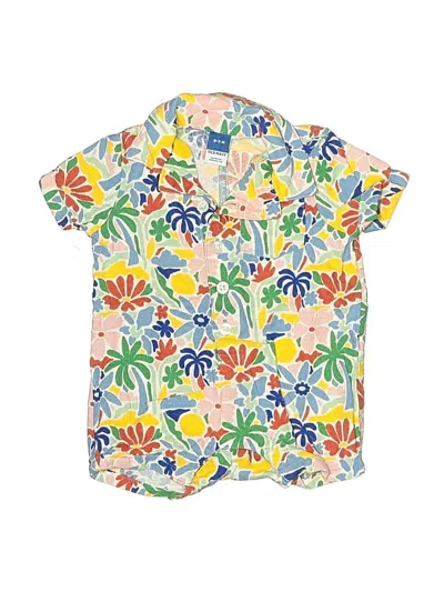 Pre-owned Old Navy Babies' Short Sleeve Outfit In Yellow