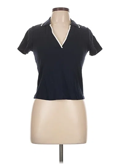 Pre-owned Old Navy Short Sleeve Polo Shirt In Black