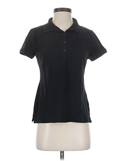 Pre-owned Old Navy Short Sleeve Polo Shirt In Black