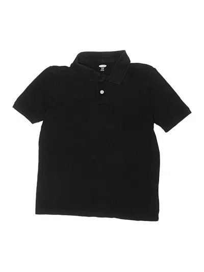 Pre-owned Old Navy Kids' Short Sleeve Polo Shirt In Black