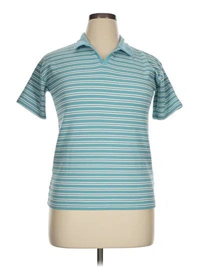 Pre-owned Old Navy Short Sleeve Polo Shirt In Blue