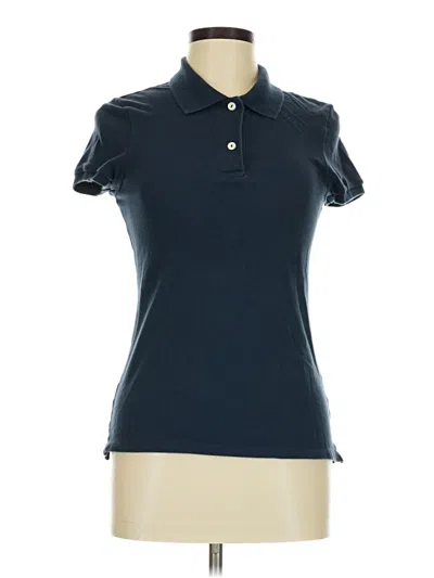 Pre-owned Old Navy Short Sleeve Polo Shirt In Blue