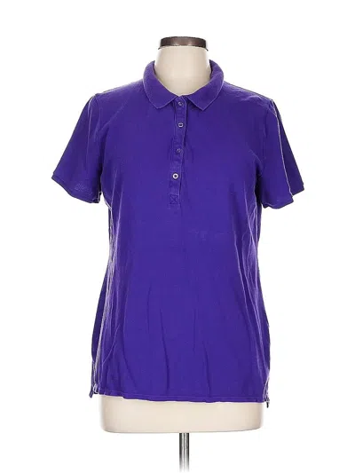 Pre-owned Old Navy Short Sleeve Polo Shirt In Purple