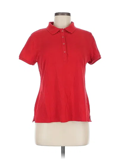 Pre-owned Old Navy Short Sleeve Polo Shirt In Red