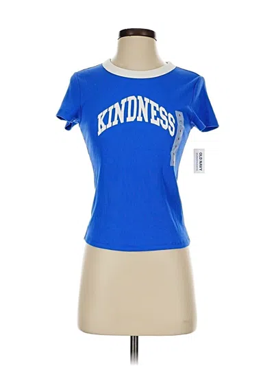 Old Navy Short Sleeve T-shirt In Blue