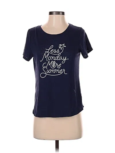 Pre-owned Old Navy Short Sleeve T-shirt In Blue