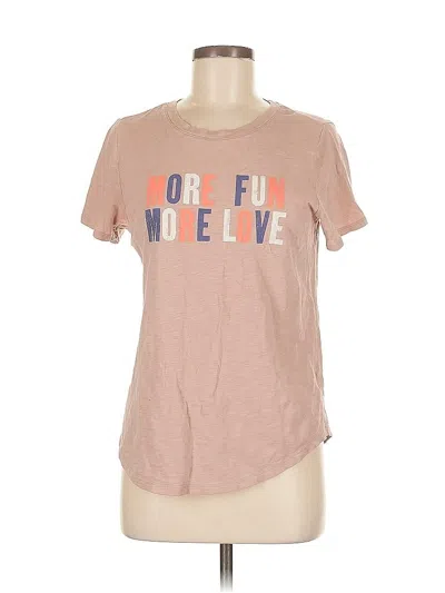 Pre-owned Old Navy Short Sleeve T-shirt In Brown