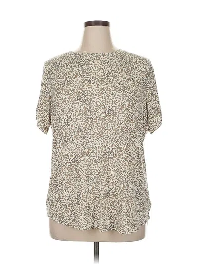 Pre-owned Old Navy Short Sleeve T-shirt In Brown