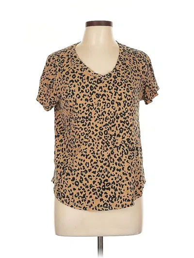 Pre-owned Old Navy Short Sleeve T-shirt In Brown