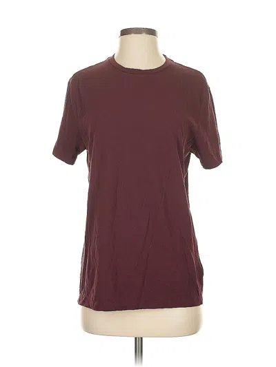 Pre-owned Old Navy Short Sleeve T-shirt In Burgundy