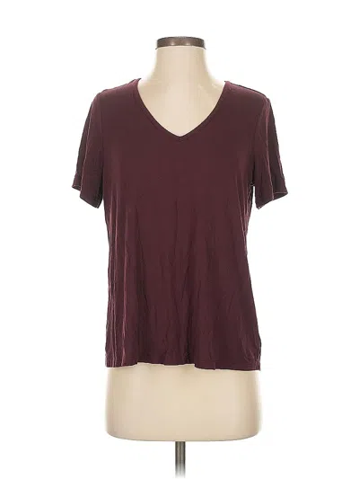 Pre-owned Old Navy Short Sleeve T-shirt In Burgundy