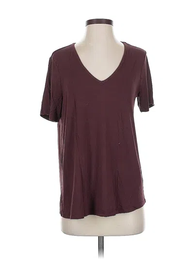 Pre-owned Old Navy Short Sleeve T-shirt In Burgundy