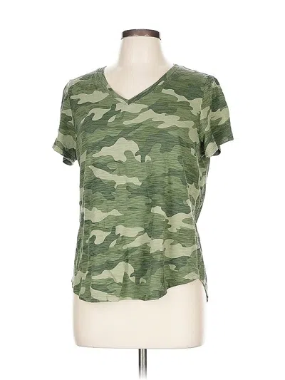 Pre-owned Old Navy Short Sleeve T-shirt In Green