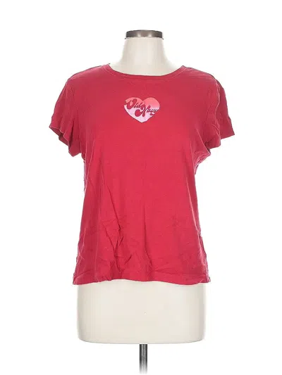 Pre-owned Old Navy Short Sleeve T-shirt In Red