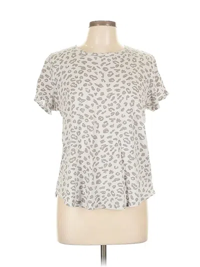 Pre-owned Old Navy Short Sleeve T-shirt In Silver