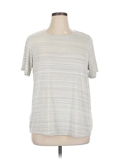 Pre-owned Old Navy Short Sleeve T-shirt In Silver