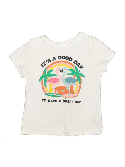 Pre-owned Old Navy Kids' Short Sleeve T-shirt In White
