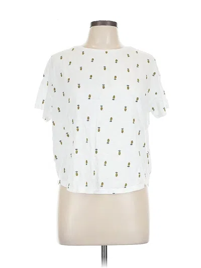 Pre-owned Old Navy Short Sleeve T-shirt In White