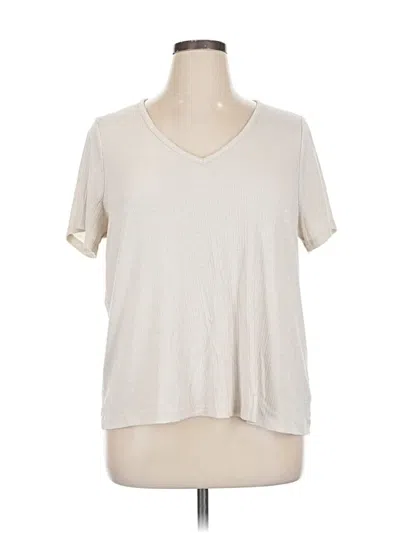 Pre-owned Old Navy Short Sleeve T-shirt In White