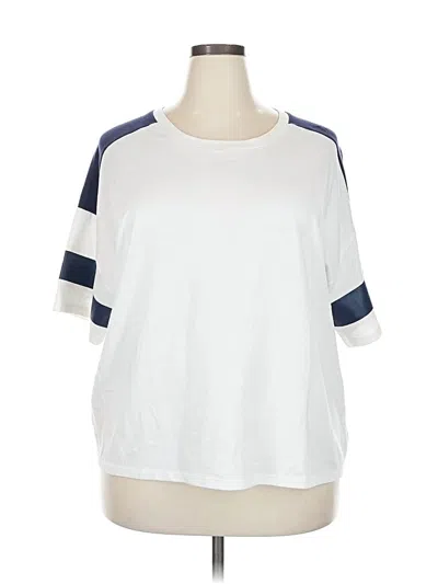 Pre-owned Old Navy Short Sleeve T-shirt In White