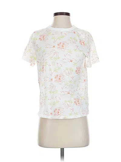 Pre-owned Old Navy Short Sleeve T-shirt In White