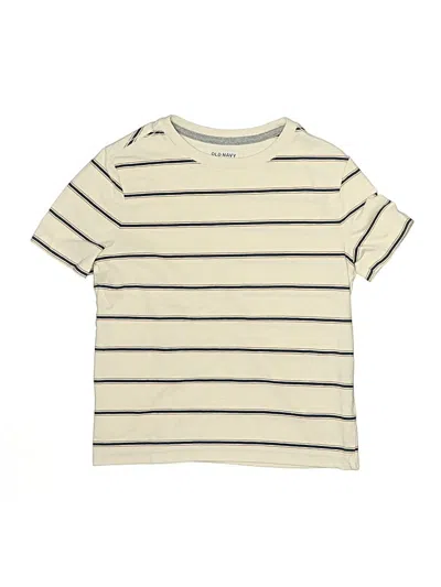 Pre-owned Old Navy Kids' Short Sleeve T-shirt In White