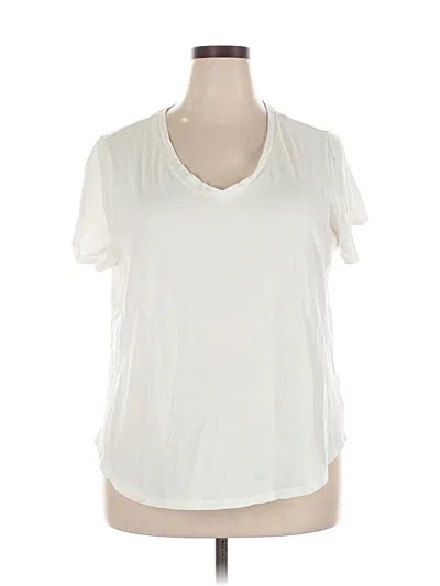 Pre-owned Old Navy Short Sleeve T-shirt In White