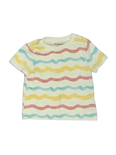 Pre-owned Old Navy Kids' Short Sleeve T-shirt In White