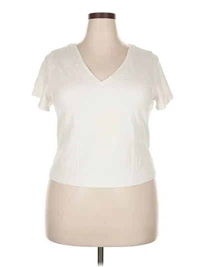 Pre-owned Old Navy Short Sleeve T-shirt In White