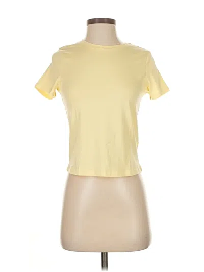 Pre-owned Old Navy Short Sleeve T-shirt In Yellow