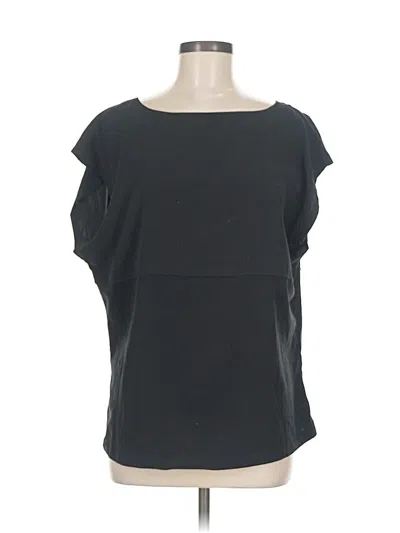 Pre-owned Old Navy Short Sleeve Top Black Boatneck Tops