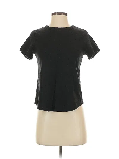 Pre-owned Old Navy Short Sleeve Top Black Crew Neck Tops