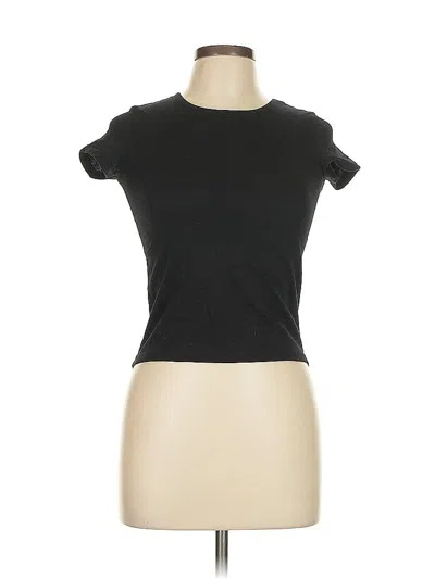 Pre-owned Old Navy Short Sleeve Top Black Keyhole Neckline Tops