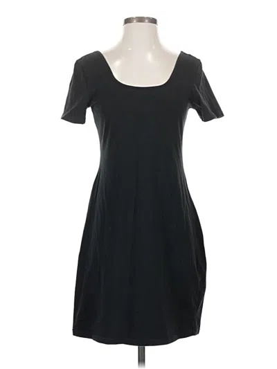 Pre-owned Old Navy Short Sleeve Top Black Scoop Neck Tops
