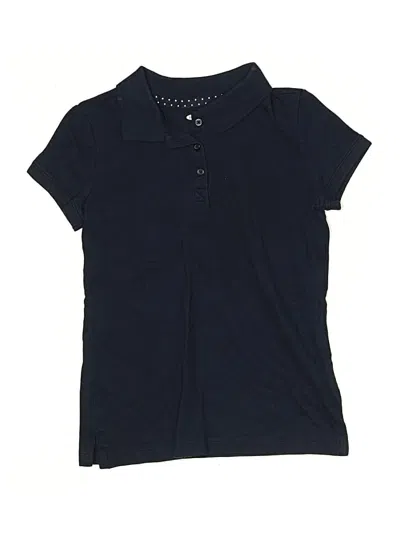 Pre-owned Old Navy Kids' Short Sleeve Top Blue Collared Neckline Tops