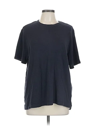 Pre-owned Old Navy Short Sleeve Top Gray Crew Neck Tops