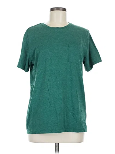 Pre-owned Old Navy Short Sleeve Top Green Crew Neck Tops