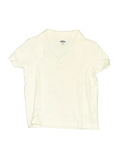 Pre-owned Old Navy Kids' Short Sleeve Top Ivory Tops In White
