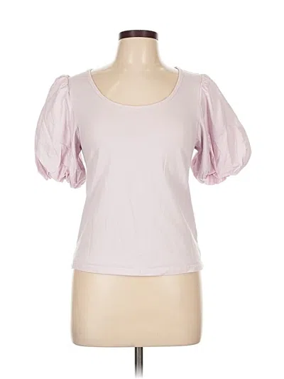 Pre-owned Old Navy Short Sleeve Top Pink Sweetheart Neckline Tops