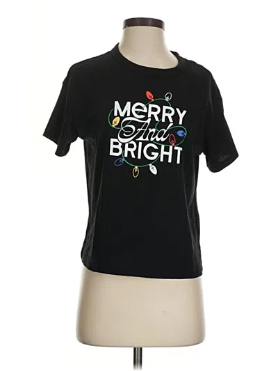 Pre-owned Old Navy Short Sleeve T-shirt In Black