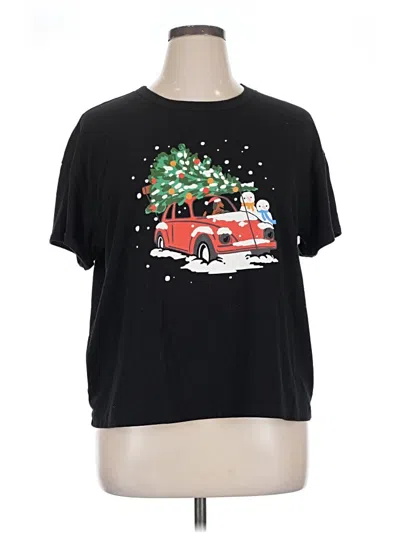 Pre-owned Old Navy Short Sleeve T-shirt In Black