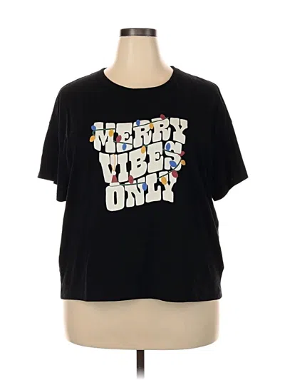 Pre-owned Old Navy Short Sleeve T-shirt In Black