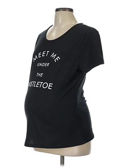 Pre-owned Old Navy Short Sleeve T-shirt In Black