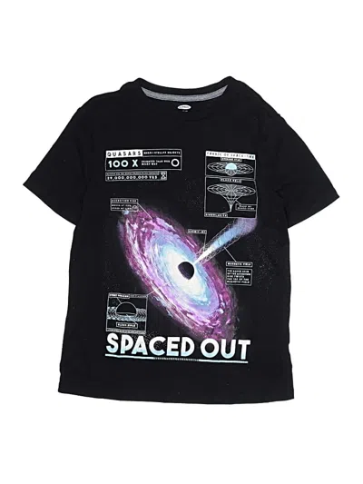 Pre-owned Old Navy Kids' Short Sleeve T-shirt In Black