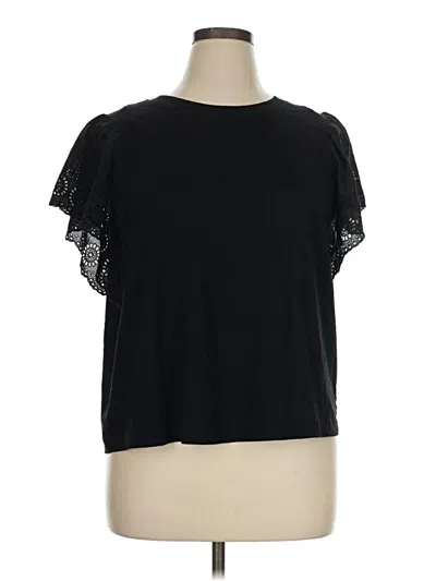 Pre-owned Old Navy Short Sleeve T-shirt In Black