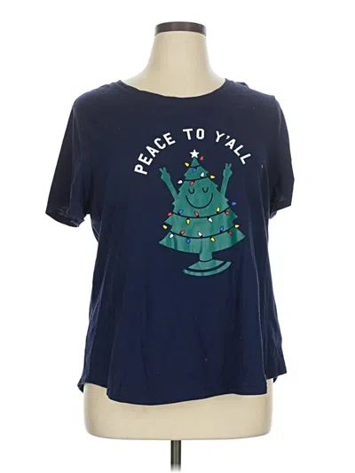 Pre-owned Old Navy Short Sleeve T-shirt In Blue