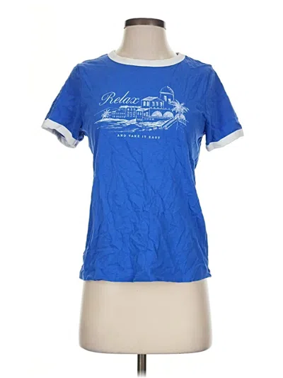 Pre-owned Old Navy Short Sleeve T-shirt In Blue
