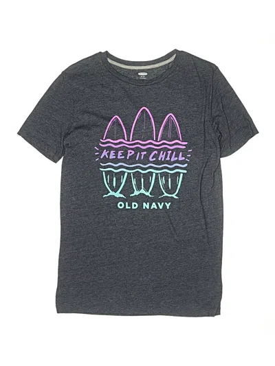 Pre-owned Old Navy Kids' Short Sleeve T-shirt In Blue